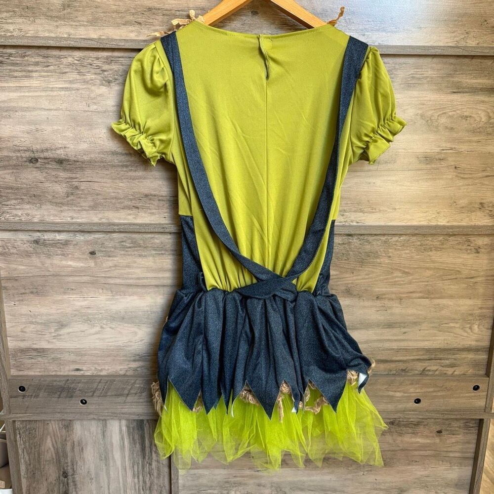 Spirit Halloween Sweet Scarecrow Girl Costume Dress Adult S/M Fall Cosplay OZ - Picture 2 of 6